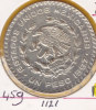 @Y@   Mexico   1 Peso  1967  Unc  Zilver    (1121) - México