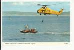 CP - MOELFRE LIFEBOAT And RAF Rescue Helicopter - Anglesey - Hélicoptères