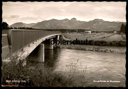 ÄLTERE POSTKARTE BAD AIBLING MANGFALLBRÜCKE WENDELSTEIN ARAL Tankstelle Petrol Filling Station De Service Cpa Postcard - Bad Aibling