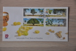 FDC NAMIBIË NAMIBIA 2000 VRUCHTENBOMEN FRUIT TREES OBSTBAUME  BLANCO BLANK. - Namibia (1990- ...)