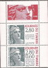 FRANCE - YT N° 2934 Aaa "Marianne De Gandon" En Paire + Vignette. TRES RARE à Saisir - Unused Stamps
