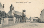 ( CPA 78 )  MAGNY LES HAMEAUX  /  La Place Et L' Eglise  - - Magny-les-Hameaux