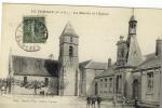 CPA(78)  LE PECQ     La Mairie Et L Eglise - Le Perray En Yvelines