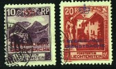 1932  Paysages  10 Et 20 Rp  Les Deux Perforés 10½  MiNr D2A, 3A  Cote 125€ - Official