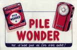 Buvard : Pile WONDER - Piles