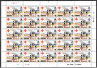 Msc190L  Lesotho 1976, SG296-99 25th Anniv Lesotho Red Cross, Full Sheets, Unmounted Mint (cv = £80+) - Lesotho (1966-...)