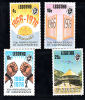 Ls0314 Lesotho 1976, SG314-17 10th Anniv Independence, Unmounted Mint - Lesotho (1966-...)