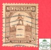 Canada  Newfoundland # 133  Scott /Unisafe - O - 3  Cents - War Memorial - Dated 1923-24  / Monument De Guerre - 1908-1947