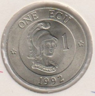 @Y@   Groot Britannie  1 ECU  Unc  1992    (1193) - Other & Unclassified