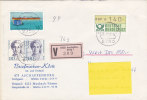 V 8750 Aschaffenburg Brief Paar Fraue Berlin Mi 812/ 1158 - Covers & Documents