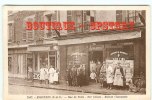 91 - ESSONNES - Charcuterie Barbier Et Café Tabac Chaumette Rue De Paris - Belle Animation  Commerce Magasin - Dos Scané - Essonnes