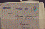 AUSTRALIA - AIRLETTER To YUGOSLAVIA  - 1950 - Cartas & Documentos