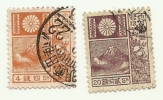 1929 - Giappone 202 + 204 Ordinaria C1421 - Usati