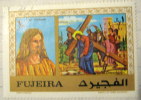 Fujeira 1970 St Thomas Jesus And Cross 1r - Used - Fujeira