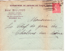 Semeuse N°199 Sur Lettre Des Ets Billoud à Oyonnax,  Pour Chalon-sur-Saône - Lettres & Documents
