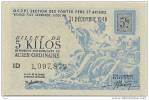 BILLET 5 KILOS ACIER ORDINAIRE /MONNAIE MATIERE /  ANNEE 1948 - NEUF - Bons & Nécessité