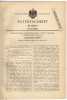 Original Patentschrift - Holzindustrie Kreuznach , Rheinland , Sitzmöbel , 1900 , Tischlerei , Schreinerei !!! - Andere & Zonder Classificatie