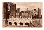 "Moat Bridge Hampton Court Palace" - Middlesex