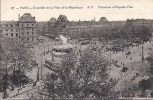 Cpa, Paris, Place De La République, Panorama - Arrondissement: 11