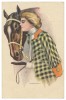 ITALY - ILLUSTRATEURS - «Nanni»-Femme Avec Cheval (Nº 257-1) Carte Postale - Nanni