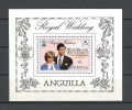 ANGUILLA  1981   BF N° 38 ** Neuf Ier Choix. Sup.  Cote 5.50€ (Prince Charles Et Lady DIANA) - Anguilla (1968-...)