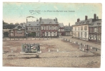 Doullens (80) : Vespasienne Sur La Place Du Marché Aux Vaches En 1930. - Doullens