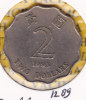 @Y@   Hong Kong  2 Dollar  1993  (1289) - Hongkong