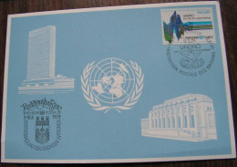 ==UNO Genf Karte 1979 Rocklinghausen - Lettres & Documents