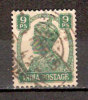 Timbre Inde Anglaise Y&T N°163 Obl. Georges VI. 9 Pies. - 1936-47 Koning George VI