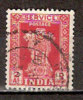 Timbre Inde République Service Y&T N°  5 (2) Oblitéré. 2 Annas. - Official Stamps