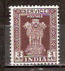 Timbre Inde République Service Y&T N° 16 (2) Sans Gomme. 3 NP. - Official Stamps