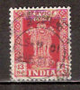 Timbre Inde République Service Y&T N° 19 Oblitéré. 13 NP. - Timbres De Service