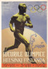 Jocurile Olimpice Helsinki Finlanda 1952 - Cachet S120 Lausanne Olymphilex 85 - Cp 10 X 15 - Athlétisme