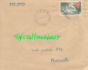 FORT CRAMPEL - OUBANGUI - Afrique,colonies Francaises,avion,lettre Pour La France,marcophilie,rare - Storia Postale