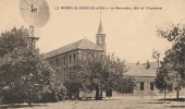 ( CPA 78 )  LE MESNIL-SAINT-DENIS  /  Le Monastère, Côté De L' Orphelinat  -  Éolienne  - - Le Mesnil Saint Denis