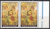 Rumänien; 1991; Michel 4760 **; Weihnachten, Doppelt - Unused Stamps