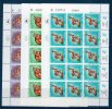 Israele / Israel  1967 --Protezione Della Natura -- MINIFOGLIO / MINISHEET  ( Unif.351/353)--   ** MNH / VF - Nuovi (con Tab)