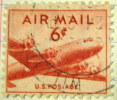 USA 1941 Airplane 6c - Used - Gebruikt