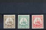 New Guinea  SG 7 - 9  1901 Unwatermarked Issue.   Cat. £5.00 + - Papoea-Nieuw-Guinea