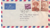 INDIA  1979  AIR MAIL AFFRANCATURA MISTA - Covers & Documents