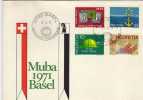 Carta, Basel 1971,,Suiza, Cover - Briefe U. Dokumente