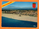 PORT LEUCATE - Aude 11 - Vue Aérienne Avec Blason  Circulé 1984 - Leucate