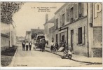 Carte Postale Ancienne Noiseau En Brie - La Grande Rue - Café Tabacs, Dilligence - Noiseau