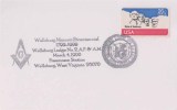 Freemasonry, Wellsburg Masonic Lodge No 2 , Special Card, USA - Freimaurerei