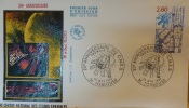 FDC SPACE - 15.05.1982 - FRANCE TOULOUSE - 20 ANIVERSAIRE DU CNES - Europe