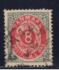 DK Dänemark 1875 Mi 25 Ziffernmarke - Used Stamps