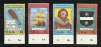 St. Kitts  Scott # 173 - 176 MNH VF Complete  Sir Francis Drake..............M61 - St.Kitts Und Nevis ( 1983-...)