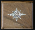 CIGARETTE CASE - Tree, Nacre, OHRID, Macedonia, Handiwork - Porta Sigarette (vuoti)