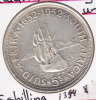 @Y@  Zuid Afrika  5 Shilling  1952  Unc    (1394)   Zilver - South Africa