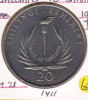 @Y@   Tanzania  20 Shilling  1986   Bu  (1411)   Zilver - Tansania